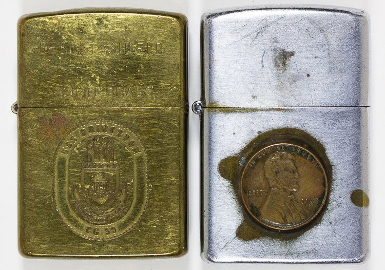 (ZIPPO LIGHTERS) (1 of 2)