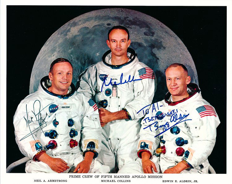 APOLLO 11 CREW-SIGNED PHOTOGRAPH (1 of 1)