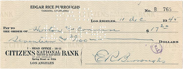 EDGAR RICE BURROUGHS (1 of 1)