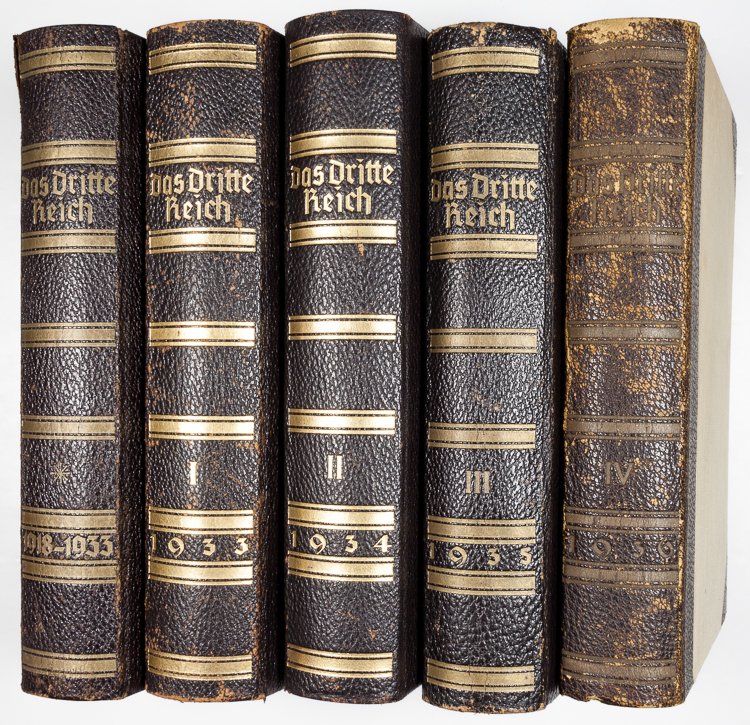 GERD RUHLE'S "THE THIRD REICH": GERD RUHLE'S "THE THIRD REICH" Five volumes of an eight volume set, "Das Dritte Reich" ("The Third Reich"), by Gerd Ruhle (Berlin: Hummelverlag) published 1934-1937, each approx. 500 pages 4to., a yea