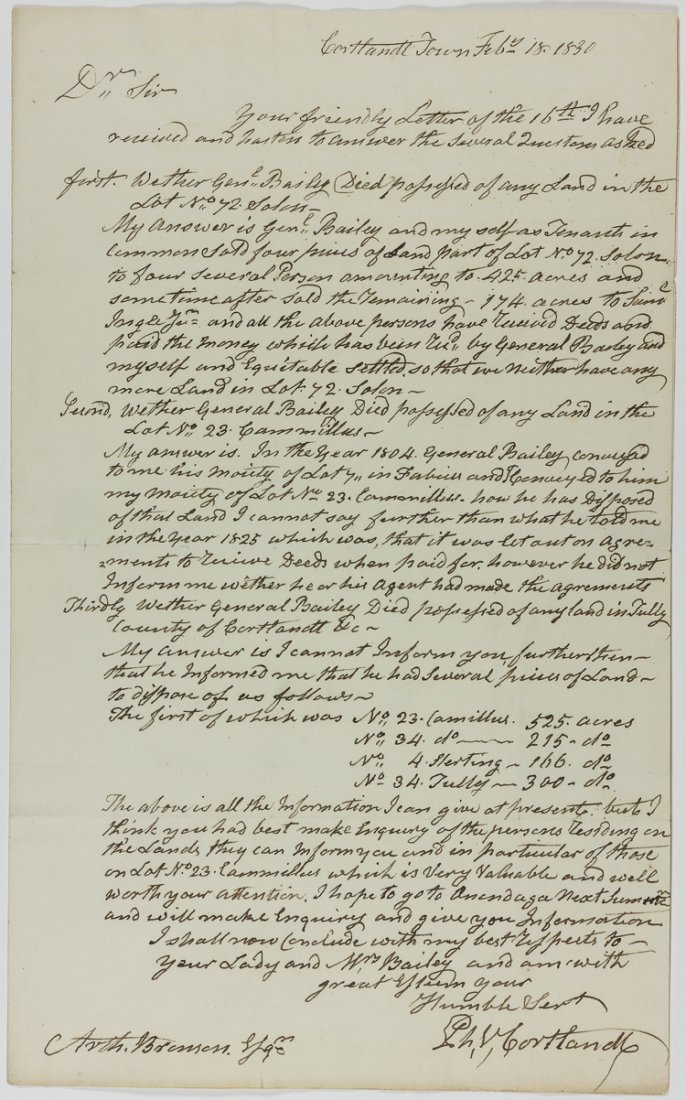 PHILIP VAN CORTLANDT: PHILIP VAN CORTLANDT (1749 - 1831) American surveyor, landowner, and politician, Continental Army officer during the American Revolution, commanded 4th Battalion of the New York Continental Infantry, 