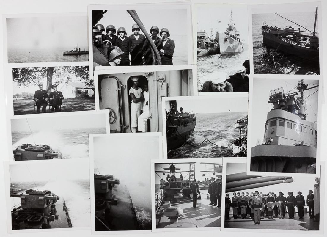 SAMUEL E. MORISON U.S. NAVY PHOTOGRAPH ARCHIVE: SAMUEL E. MORISON U.S. NAVY PHOTOGRAPH ARCHIVE Good group of 91 photographs, all related to SAMUEL E. MORISON (1887-1976) American historian and Rear Admiral in the United States Navy. Includes: 43 ph