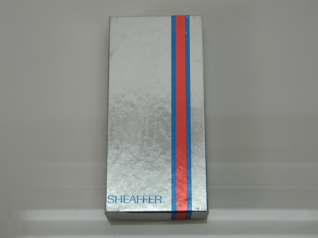 Sheaffer Sterling Silver Pen & Pencil in Box: Sheaffer Sterling Silver Pen & Pencil w/ Scroll Work in Original Box. Approx. 5'' L.