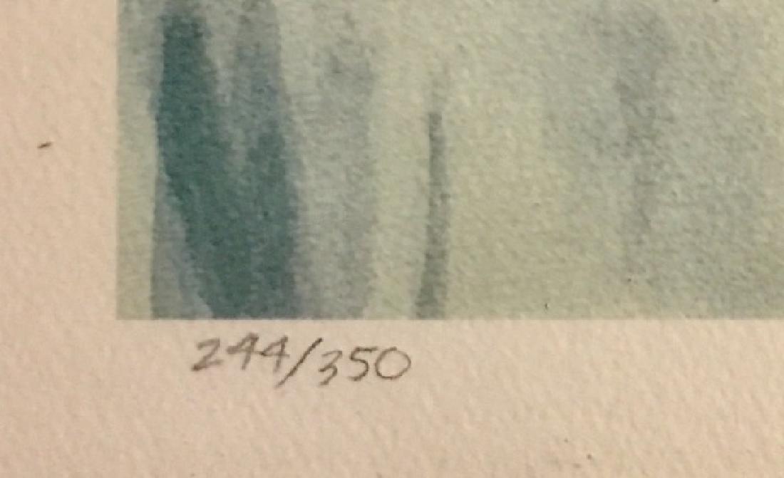 PENCIL SIGNED #244/350 NANCY HAGIN LITHOGRAPH: 25"WX20"H FRAMED MINT CONDITION