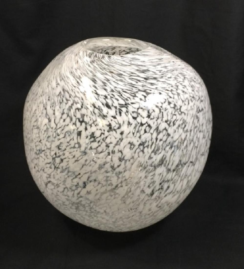 BLENKO SPECIALTY ROCK GLASS FREEFORM VASE (1 of 1)