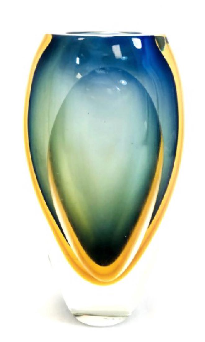 STUNNING MURANO SOMMERSO MOD VASE (1 of 1)