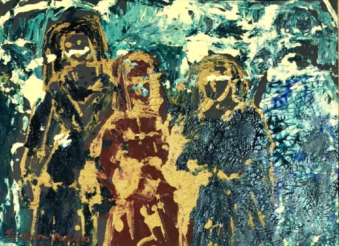 JACKSON POLLOCK MIXED MEDIA WORK V$4,500 (1 of 6)