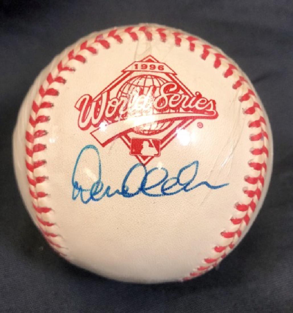 SIGNED DEREK JETER WORLD SERIES BALL (1 of 2)
