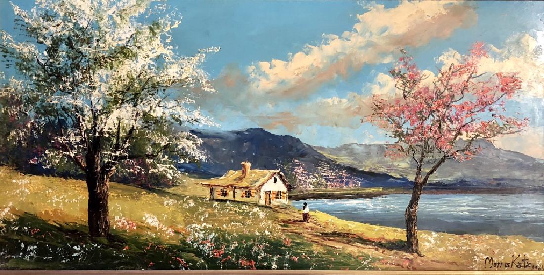MORRIS KATZ OIL ON CANVAS LANDSCAPE V$2,500 (1 of 5)