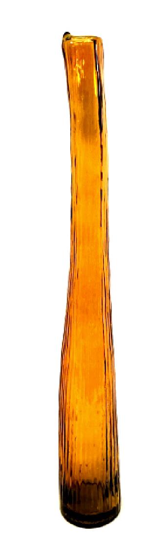 VINTAGE MID CENTURY MURANO ORANGE GLASS VASE (1 of 1)