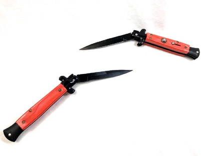 LOT OF 2 NEW SWITCHBLADE KNIVES: LOT OF 2 NEW SWITCHBLADE KNIVES