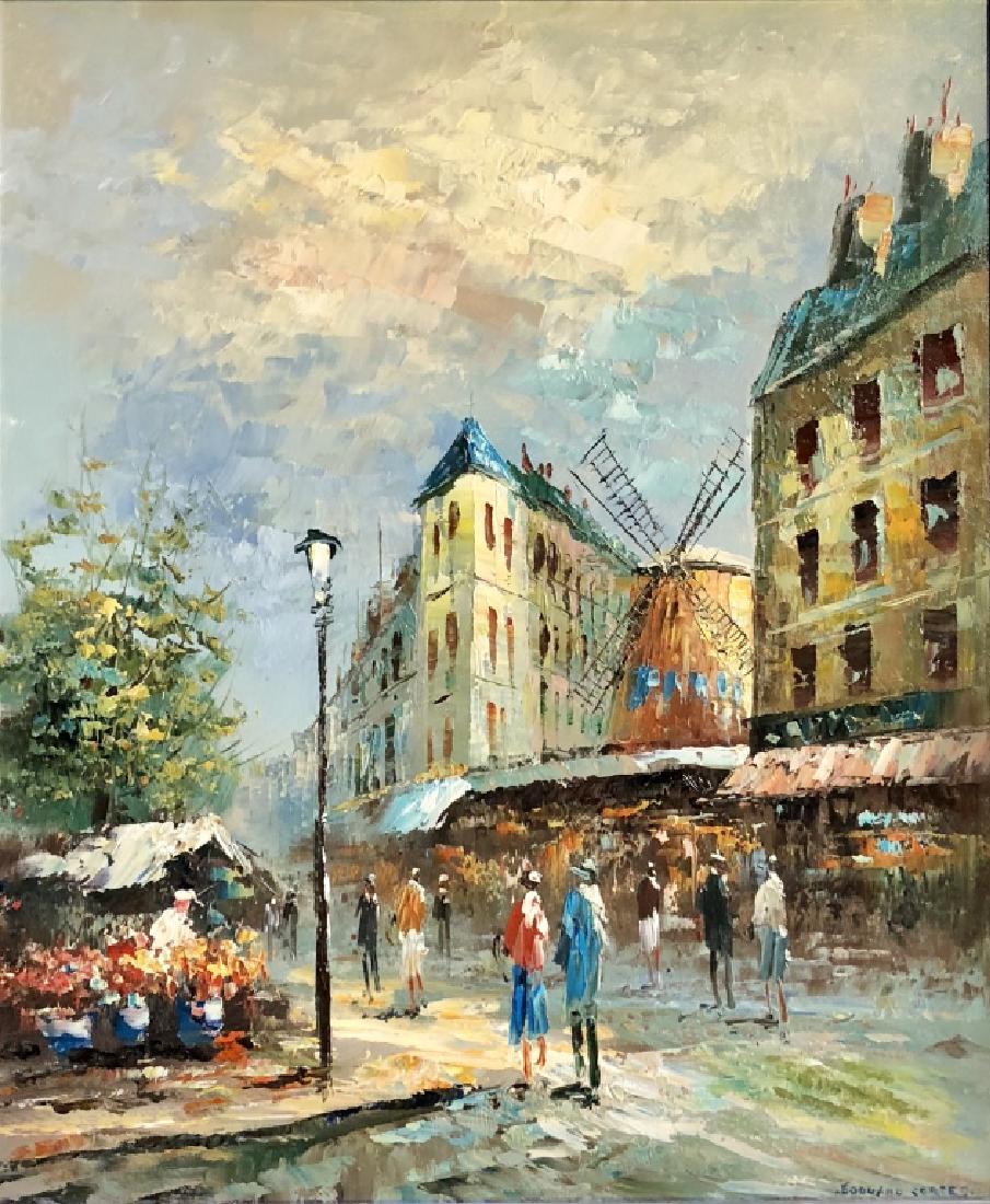 EDOUARD CORTES OIL ON CANVAS MOULIN ROUGE V$8,000 (1 of 4)