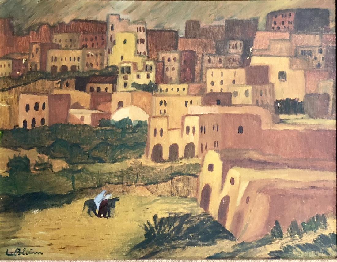 LUDWIG BLOOM OIL ON BOARD VILLAGE SCENE V$7,000 (1 of 3)