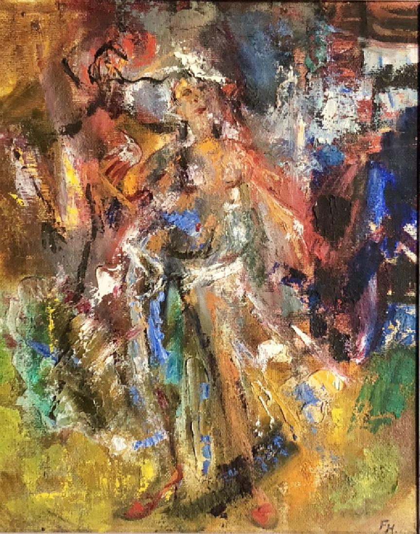 FRIDA HUNZIKER ABSTRACT OIL ON CANVAS V$2,000 (1 of 3)