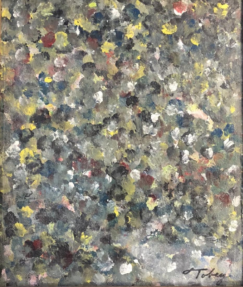 MARK TOBEY ABSTRACT OIL ON BOARD V$5,000 (1 of 3)