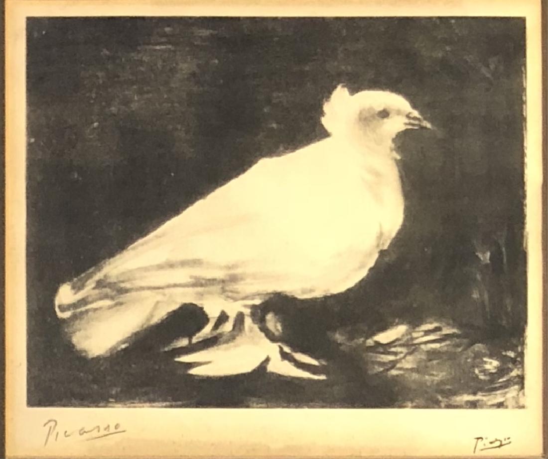 PENCIL SIGNED PABLO PICASSO LITHOGRAPH V$1,000 (1 of 4)