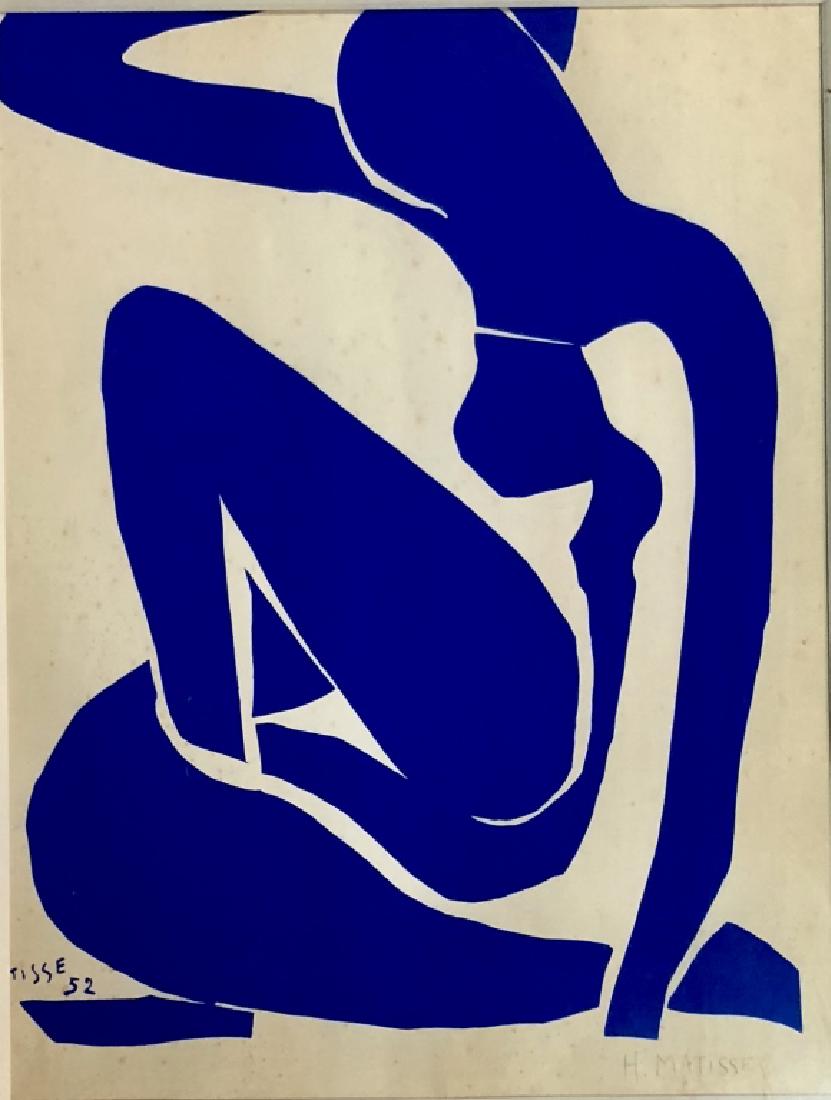 PENCIL SIGNED HENRI MATISSE SERIGRAPH V$1,200 (1 of 3)