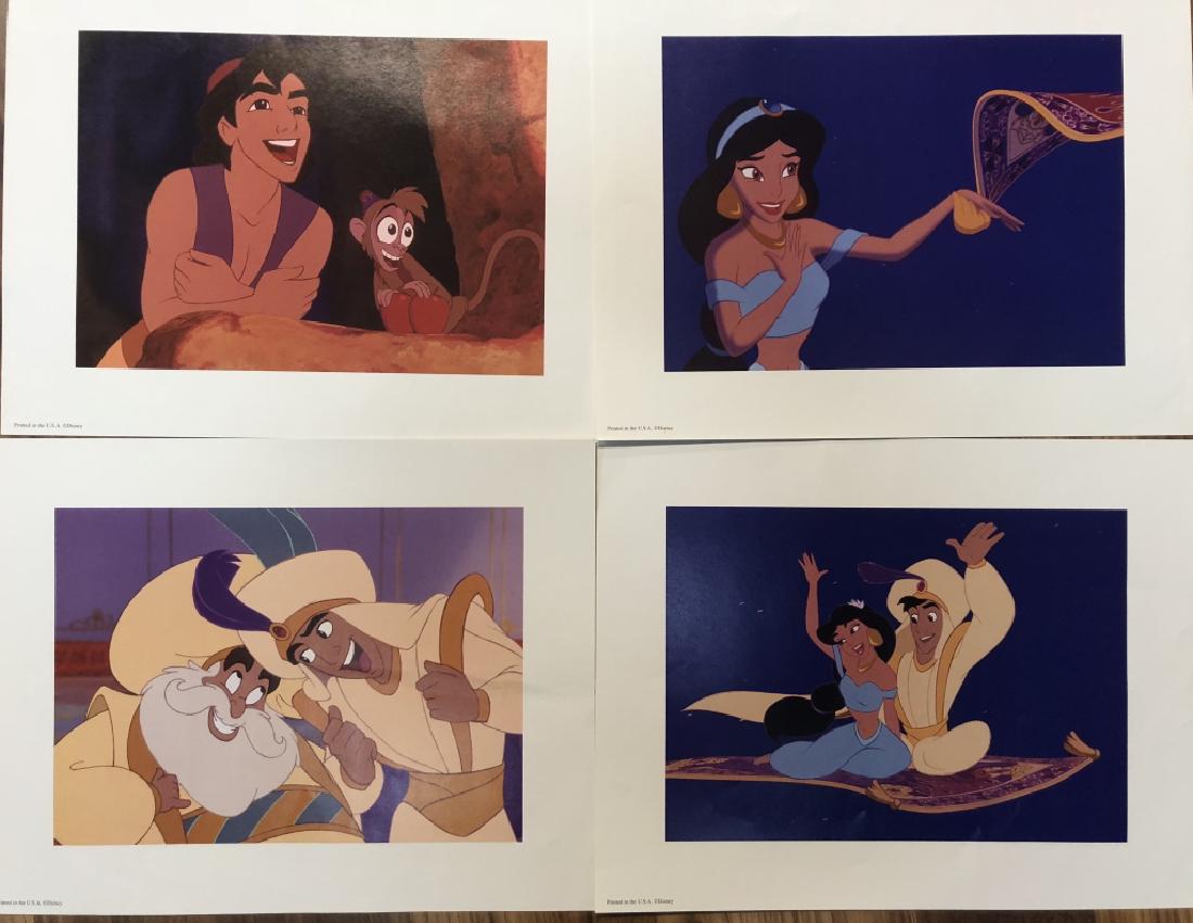 (4) DISNEY SPECIAL EDITION ALADDIN LITHOGRAPH SET (1 of 1)