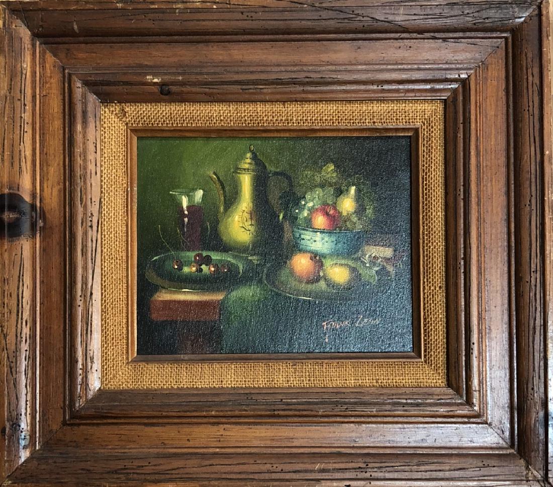 FRANK LEAN OIL ON CANVAS STILL LIFE (1 of 5)