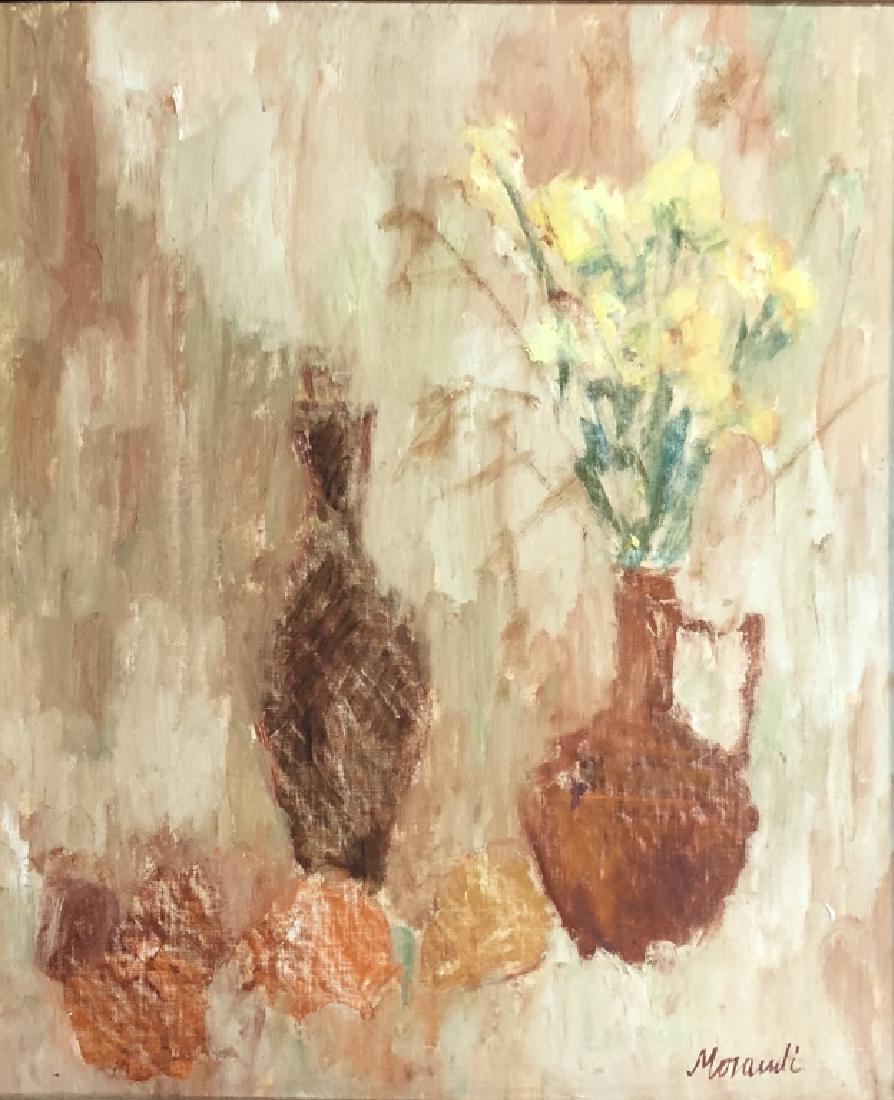 GIORGIO MORANDI OIL ON CANVAS STILL LIFE V$65,000 (1 of 4)
