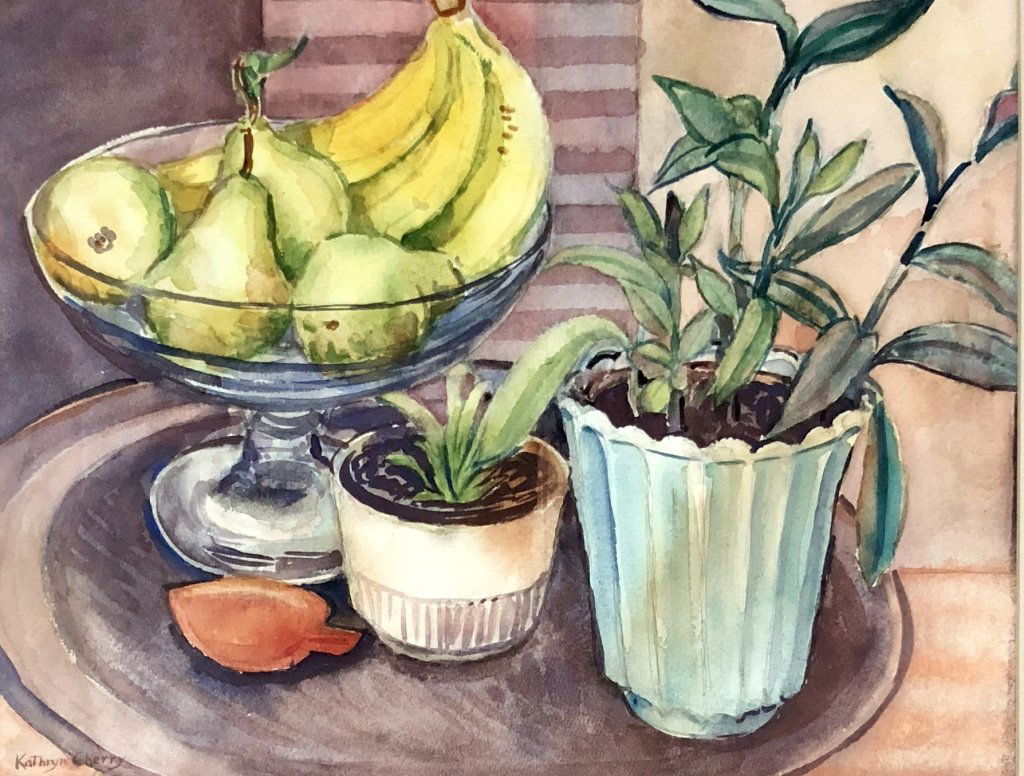FRAMED KATHRYN CHERRY FINE ART STILL LIFE PRINT (1 of 1)