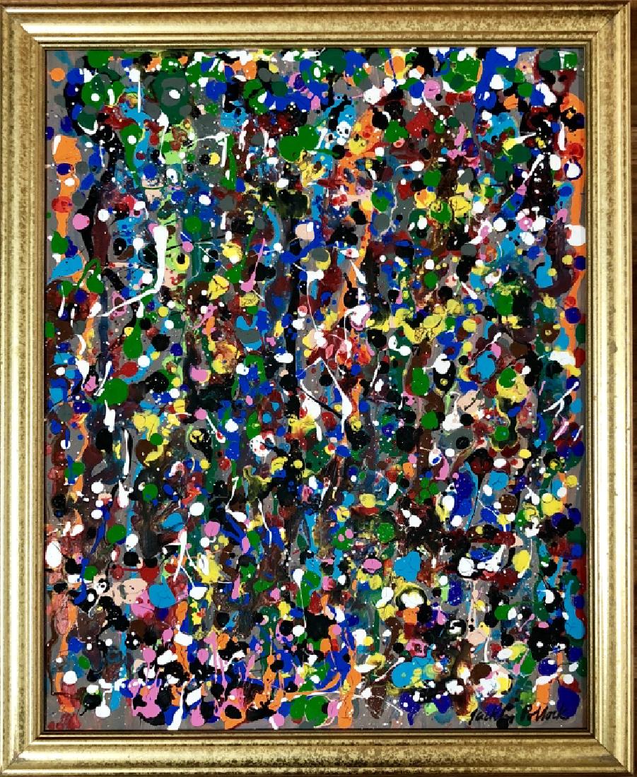 JACKSON POLLOCK ABSTRACT OIL ON CANVAS V$30,000 (1 of 3)
