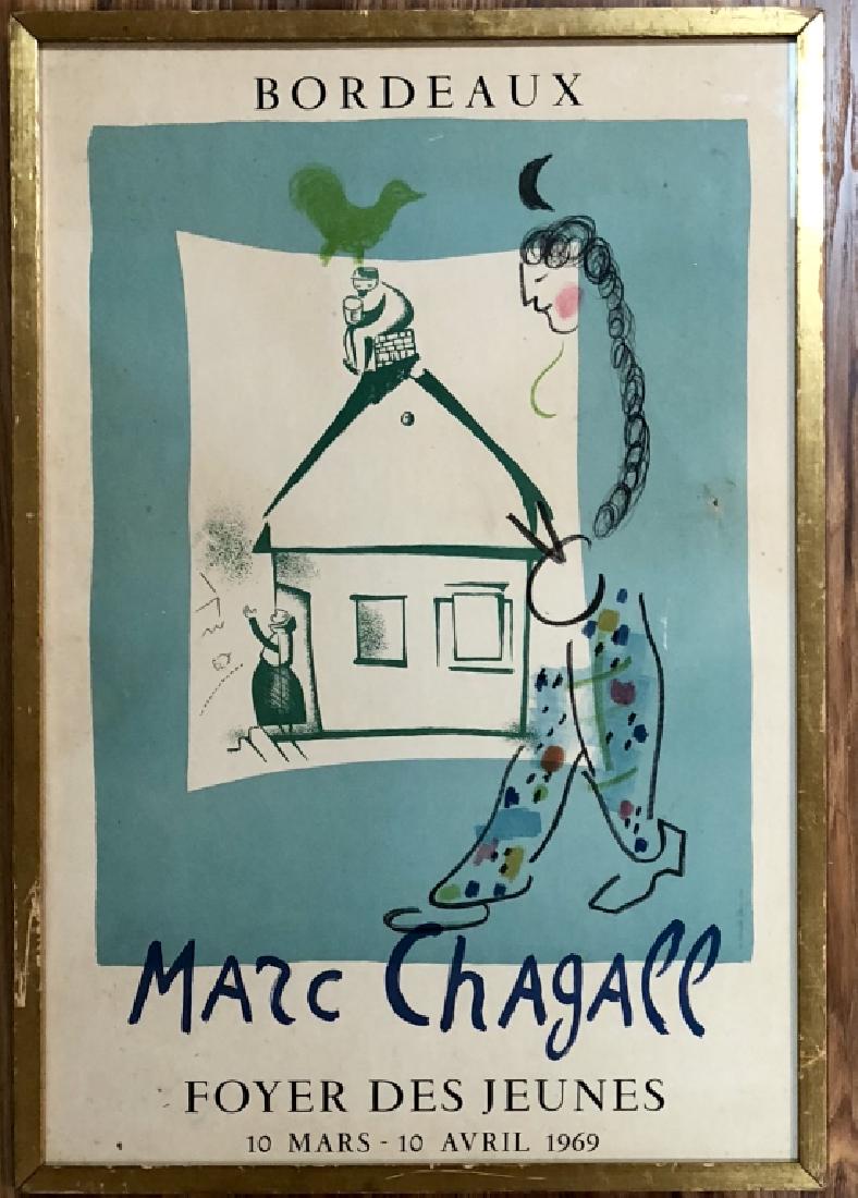 VINTAGE MARC CHAGALL ART EXHIBITION POSTER (1 of 1)