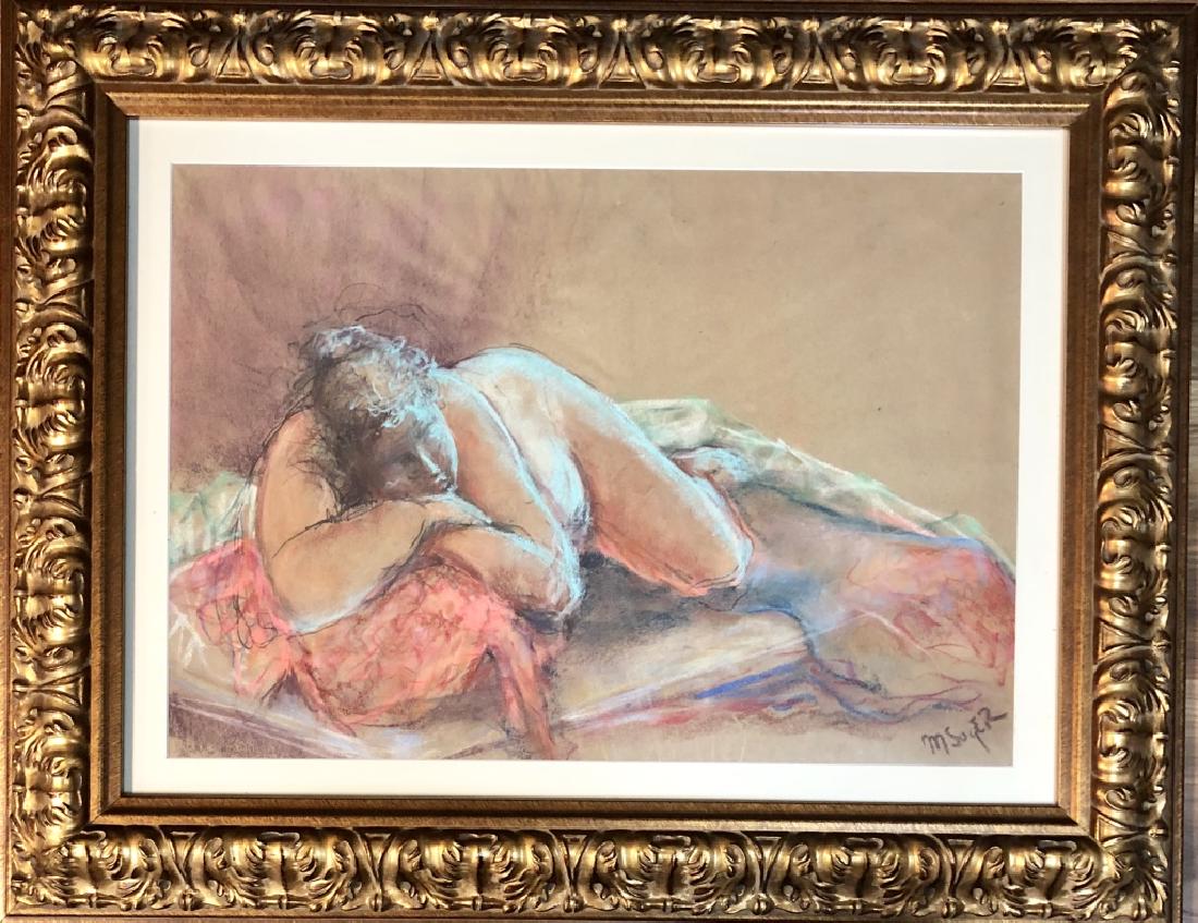 MOSES SOYER FIGURATIVE PASTEL ON PAPER V$2,700 (1 of 2)