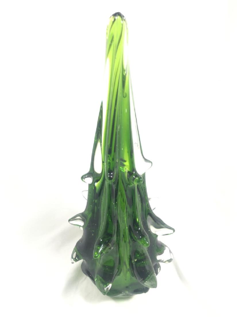 FABULOUS MURANO GREEN GLASS CHRISTMAS TREE (1 of 1)
