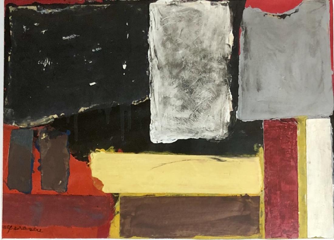 ALFRED LESLIE ABSTRACT OIL ON CANVAS V$2,600 (1 of 2)