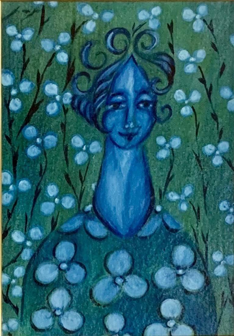 JORGEN FERNANDEZ OIL ON CANVAS WORK: MEASUREMENTS: The piece is 28.5 inches high and 24.5 inches wide. /MINT CONDITION/"in the style of" Jorgen FernÃ¡ndez cuban artist/Private collection, Liveauctioneers policy requires to state "in th