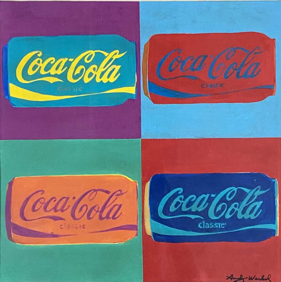 ANDY WARHOL POP ART GOACHE ON PAPER V$13,000 (1 of 3)