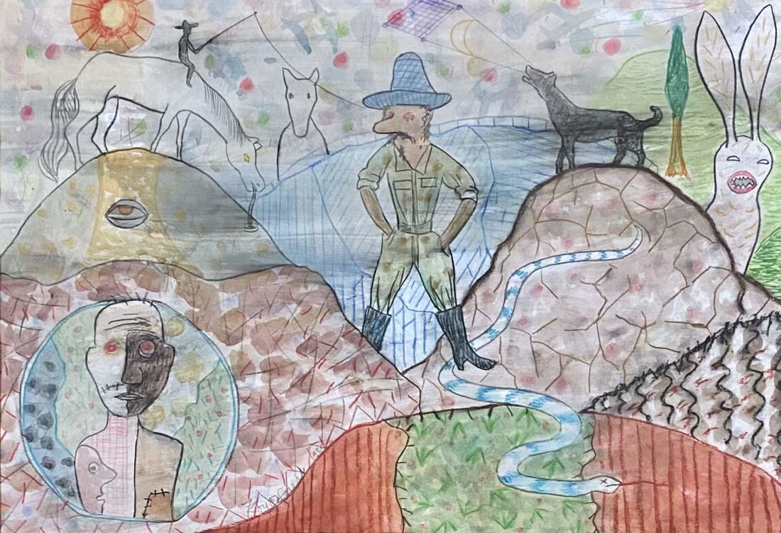 ROY DEAN DE FOREST MIXED MEDIA ON PAPER V$18,000 (1 of 3)