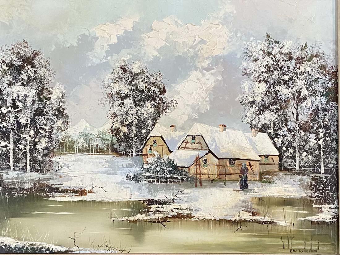 EDWARD REDFIELD LANDSCAPE OIL ON BOARD V$17,000 (1 of 4)