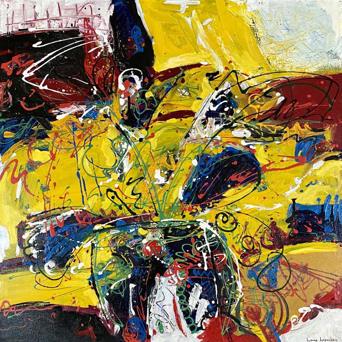 HANS HOFMANN ABSTRACT OIL ON CANVAS V$44,000 (1 of 2)