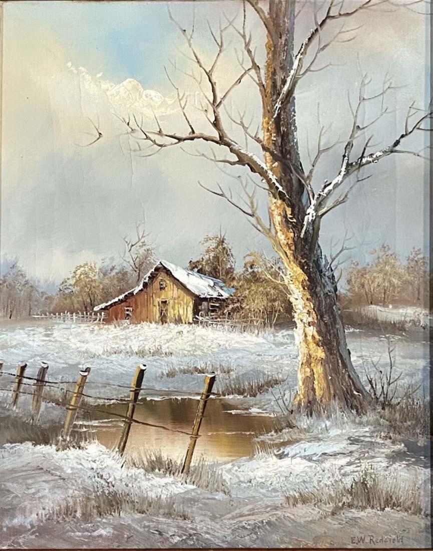 E.W.REDFIELD OIL ON CANVAS LANDSCAPE V$14,000 (1 of 4)