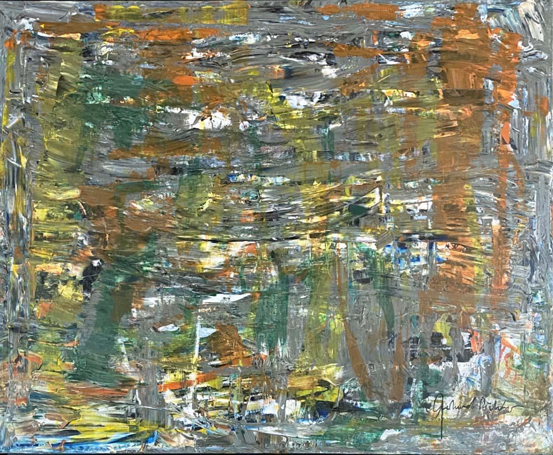 GERHARD RICHTER ABSTRACT OIL ON CANVAS V$45,000 (1 of 4)