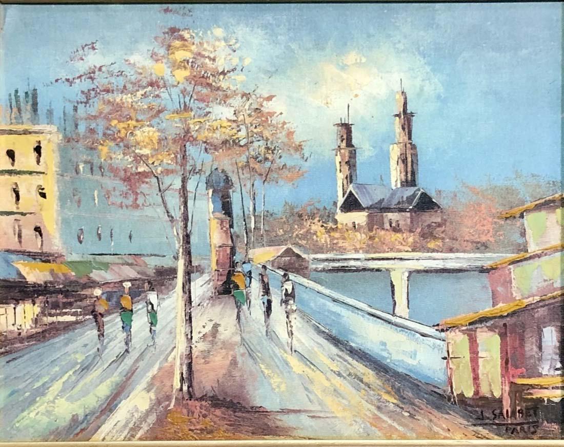 JEAN SALABET IMPRESSIONIST OIL ON BOARD V$3,500 (1 of 3)