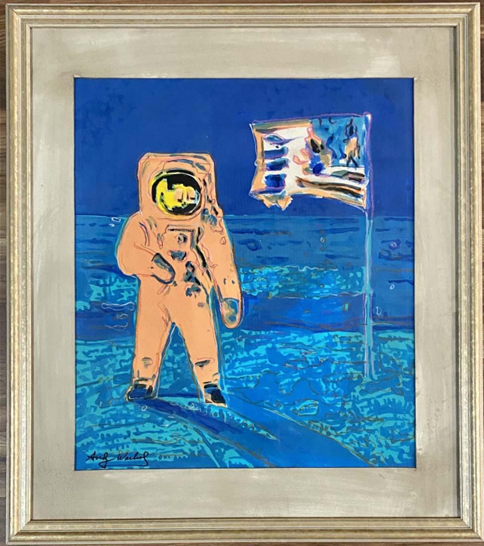 ANDY WARHOL MIXED MEDIA ON PAPER V$22,000 (1 of 3)