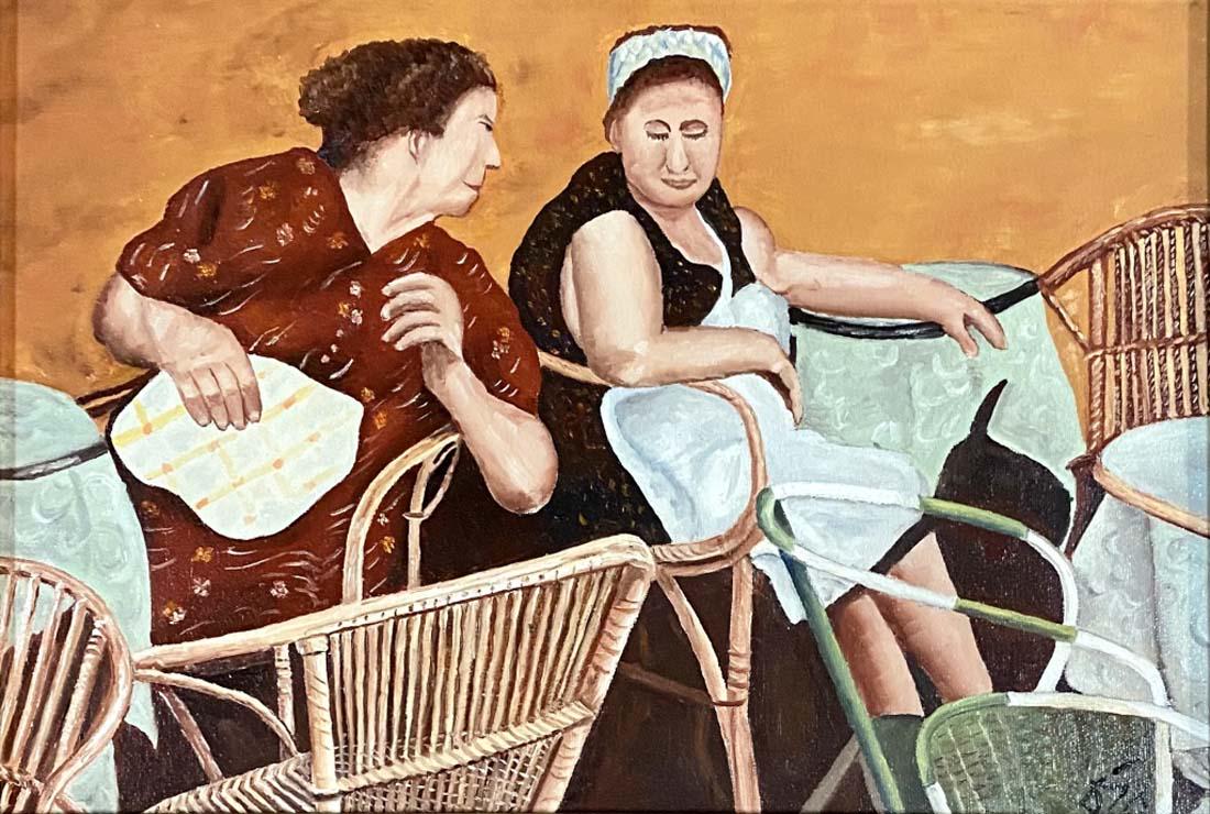 OTTO DIX OIL ON CANVAS FIGURATIVE PAINTING V$8,000 (1 of 4)