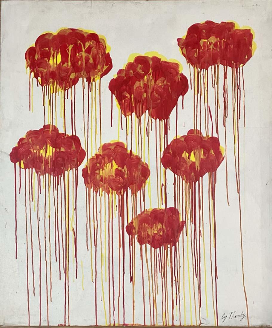 CY TWOMBLY ABSTRACT OIL ON CANVAS V$45,000 (1 of 4)
