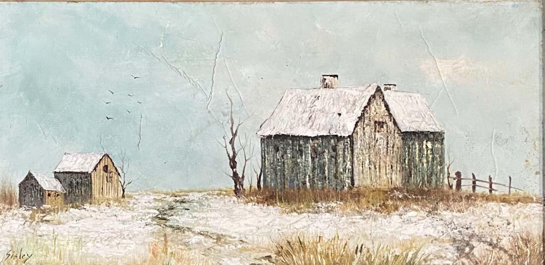 ALFRED SISLEY OIL ON CANVAS LANDSCAPE V$18,000 (1 of 4)