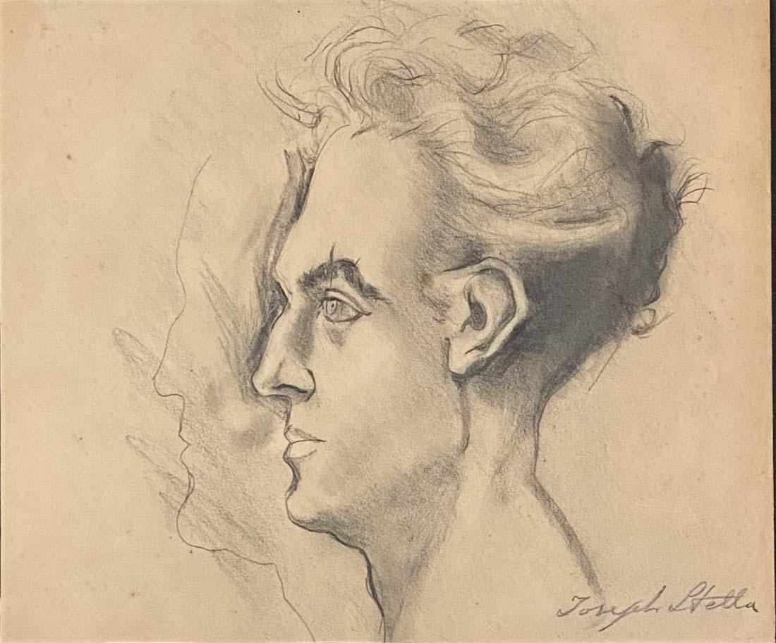 JOSEPH STELLA PENCIL ON PAPER FIGURATIVE V$5,000 (1 of 3)