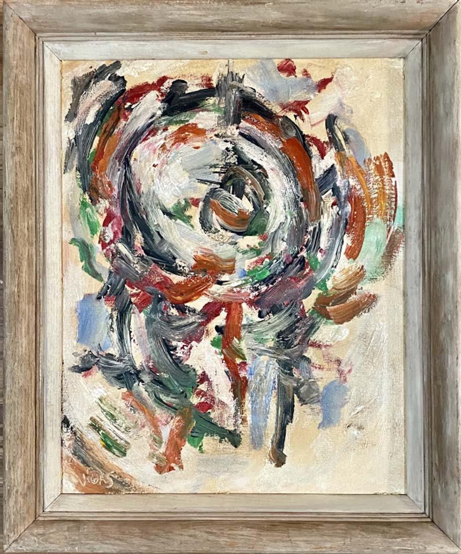 OSWALDO VIGAS OIL ON CANVAS ABSTRACT V$14,000 (1 of 4)