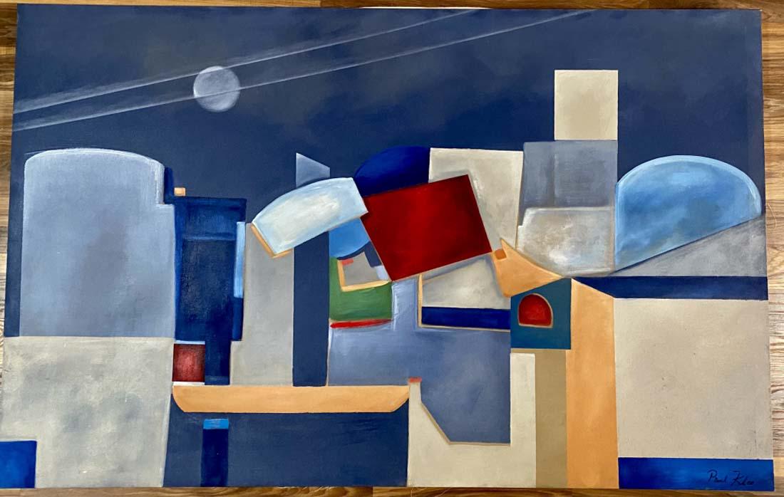 PAUL KLEE ABSTRACT OIL ON CANVAS (LARGE) V$60,000 (1 of 3)