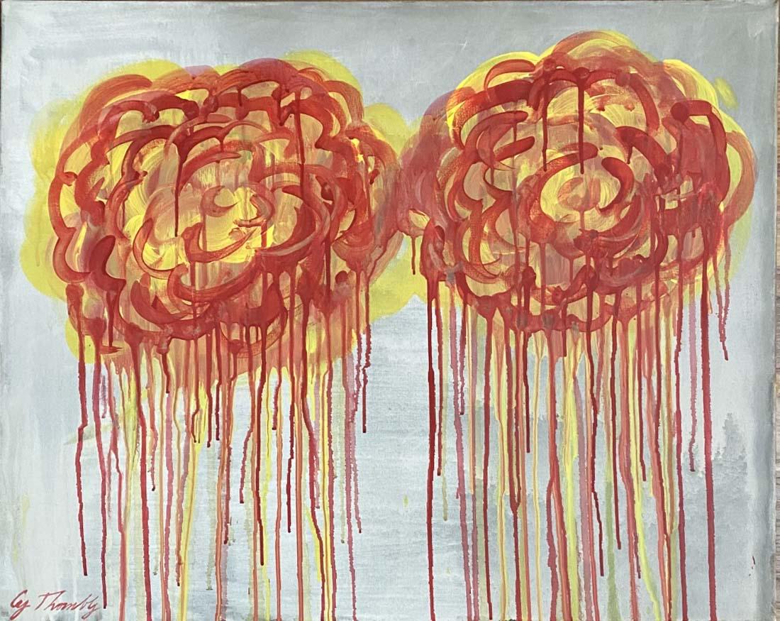 CY TWOMBLY ABSTRACT OIL ON CANVAS V$22,000 (1 of 3)