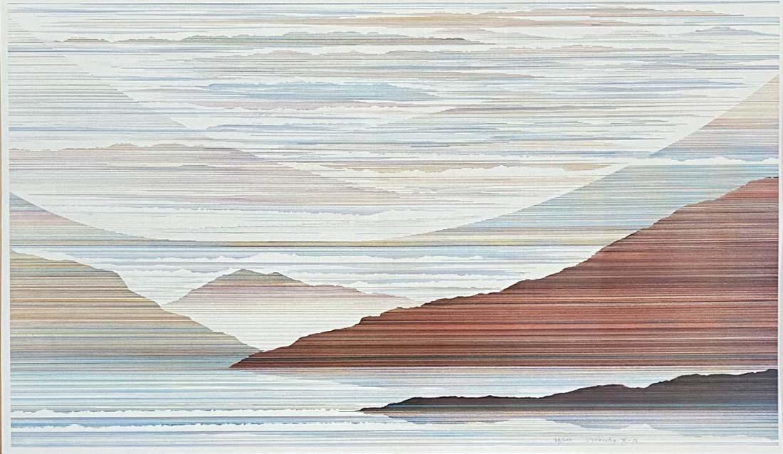 MARCUS UZILEVSKY #33/295 SERIGRAPH ON PAPER V$1,000 (1 of 3)