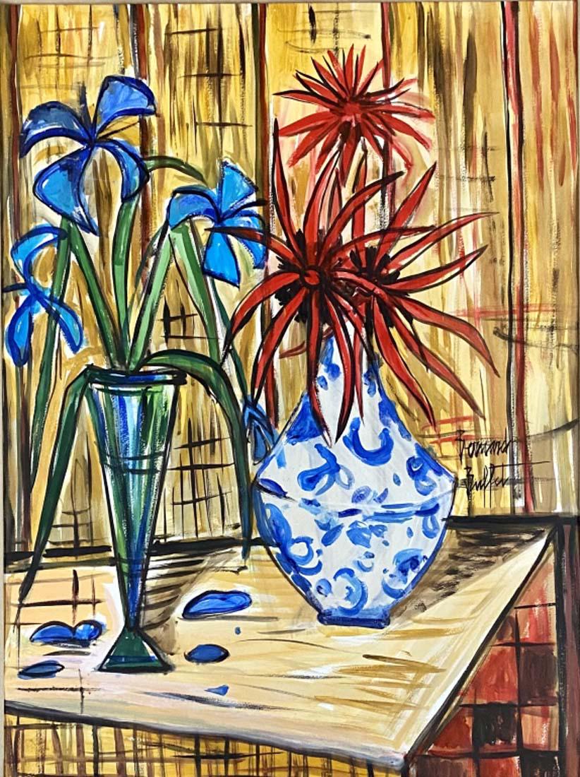 BERNARD BUFFET STILL LIFE OIL ON PAPER V$26,000 (1 of 3)
