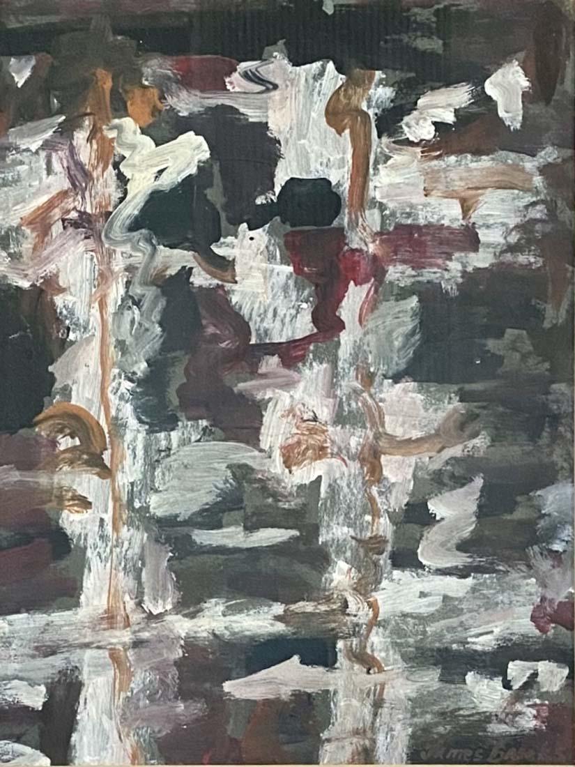 JAMES BROOKS OIL ON PAPER ABSTRACT V$16,000 (1 of 3)