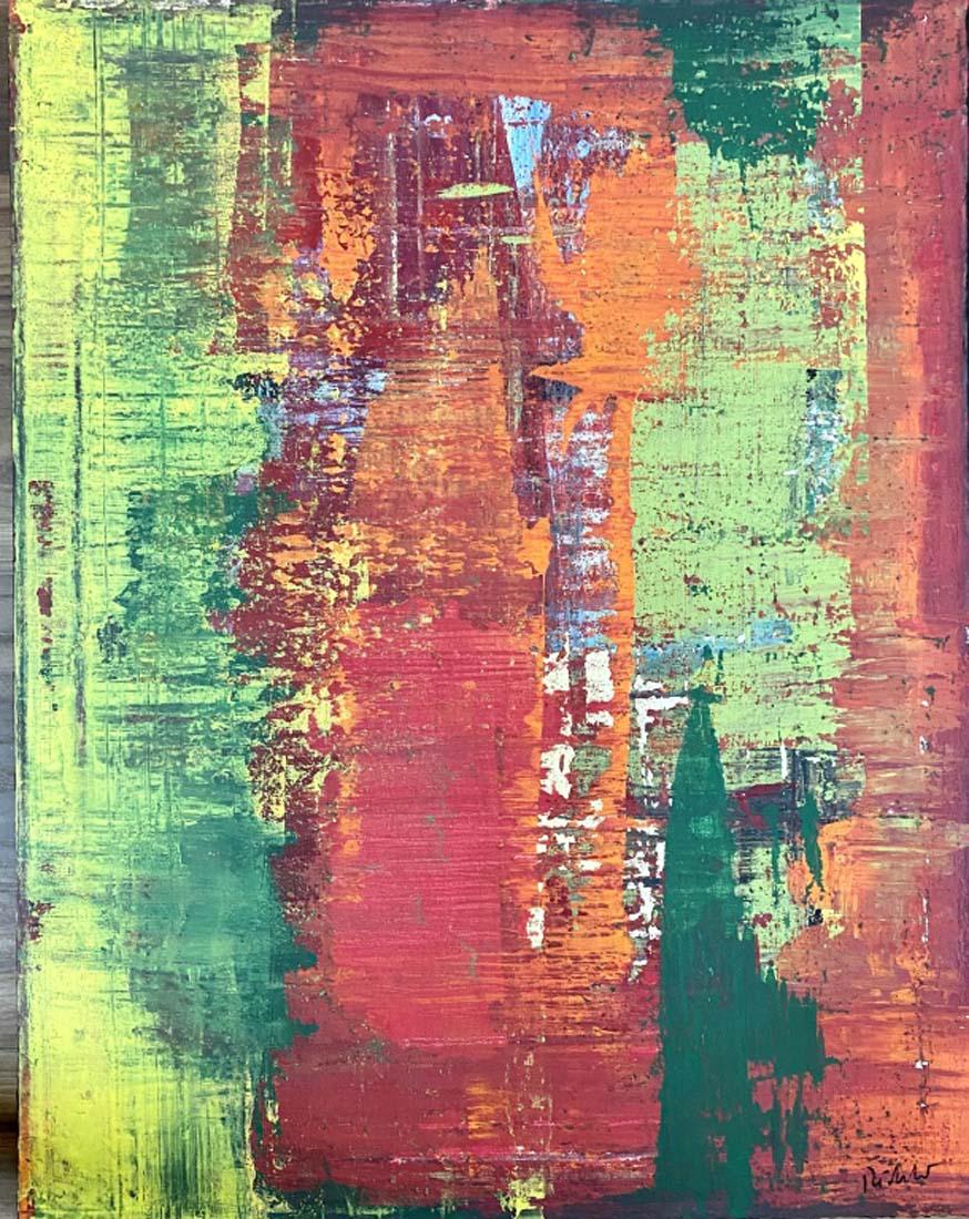 GERHARD RICHTER ABSTRACT OIL ON CANVAS PAINTING (1 of 3)